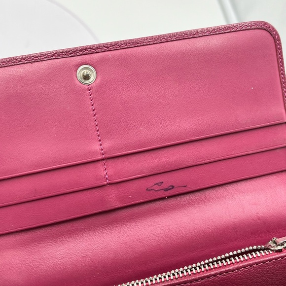Loewe long dark pink wallet - Picture 5 of 14